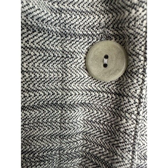 Eileen Fisher Woman's Chevron Knit Long Sleeve Jacket Coat Pockets - Picture 8 of 11